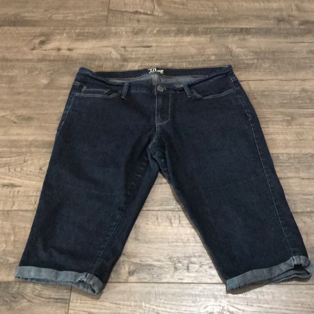 Dark blue wash Old Navy shorts